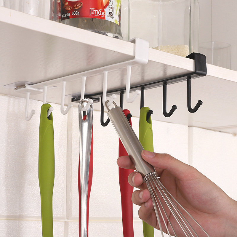 6 Hooks Storage Shelf Plastic  - огляд і ціна Kitchen Uncle