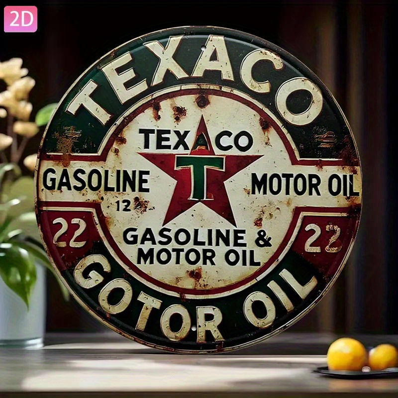 Vintage Texaco Oil Metal Sign— - огляд і ціна Kitchen Uncle
